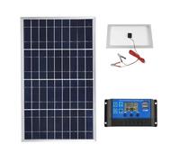 Pannello solare portatile da esterno 600W 12V, piastra solare policristallina con alimentazione USB for illuminazione domestica e campeggio(1pc panel With 10A Controller)