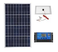 Pannello solare portatile da esterno 600W 12V, piastra solare policristallina con alimentazione USB for illuminazione domestica e campeggio(1pc panel With 60A Controller)