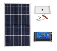 Pannello solare portatile da esterno 600W 12V, piastra solare policristallina con alimentazione USB for illuminazione domestica e campeggio(1pc panel With 20A Controller)