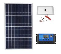 Pannello solare portatile da esterno 600W 12V, piastra solare policristallina con alimentazione USB for illuminazione domestica e campeggio(1pc panel With 100A Controller)