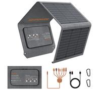 Pannello solare portatile MHPOWOS 120W / 40W, caricatore solare pieghevole ETFE 19V per centrale elettrica, uscita QC3.0 USB-A e tipo C per telefoni 40W Solar panel