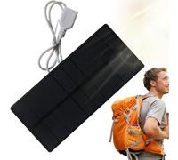 Pannello Solare Portatile - Pannello di Alimentazione Pieghevole Compatto, Stazione di Ricarica Porte | Differenza Energetica Durevole Per Campeggio Con Supporto Telefono, Uscita Batteria Ricaricabile