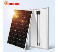 Pannello Solare Rigido 100W Monocristallino, Ideale per Camper,Barca e Off-Grid