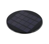Pannello solare rotondo 120mm 1 1W 5V di alta efficienza per la conversione migliorata dell'energia solare