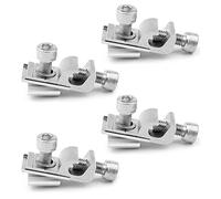 Pannello Solare Standard Clip di Messa a Terra per Sistema di Montaggio Solare, 4 pezzi Morsetto di messa a terra lug modulo solare staffa di montaggio occhielli, supporto fotovoltaico