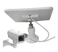 Pannello Solare Telecamera | Accessorio impermeabile a ricarica rapida - Caricabatterie a pannello solare USB da 20W per telecamere da esterno | Casa, Esterno, Porta d'Ingresso, Giardino, Cortile, C