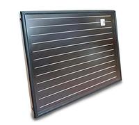 Pannello solare termico alta efficienza 2,5 mq orizzontale, circolazione forzata, alluminio rame, tubazione interna a meandro, acqua calda sanitaria