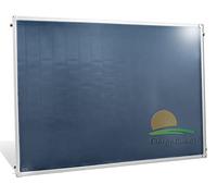 Pannello solare termico piano, alta efficienza, circolazione forzata, piastra captante alluminio rame, tubazioni interna ad arpa (2 m² H = 1010 x 1980 x 86 mm)