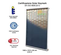 PANNELLO SOLARE TERMICO PIANO CERTIFICATO EFMAX CIRCOLAZIONE FORZATA