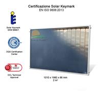 PANNELLO SOLARE TERMICO PIANO CERTIFICATO EFMAX CIRCOLAZIONE FORZATA