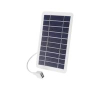 Pannello Solare USB | Caricabatterie per Fotocamera - Pannello Solare per Telecamera di Sicurezza,per Casa Zaino Viaggio Escursioni Campeggio Cellulare