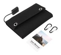 Pannello solare USB pieghevole da 12 W, portatile, pieghevole, impermeabile, batteria di alimentazione mobile per esterni