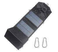 Pannello solare USB - Powerbank pieghevole con funzione di ricarica rapida | pannelli di ricarica solare da 120 W | per batterie elettroniche telefoni e attività all'aperto come campeggio