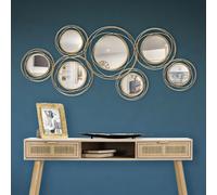 PANNELLO/SPECCHIO GOLD ROUND