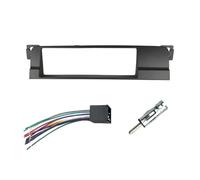 Pannello Stereo Auto Per Serie 3 E46 1998-2005 Kit Di Montaggio Per Cruscotto Con Mascherina Autoradio 1 DIN Con DVD E Cornice Audio Surround Telaio Radio(Frame with wiring)