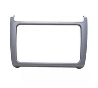 pannello stereo cornice fascia Per Mk5 2014 2015 2016 2017 Accessori Parti Interne 1 Pz 2DIN Autoradio Radio Fascia Pannello Cornice Decorazione(Argento)