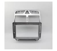 pannello stereo cornice fascia Per Peugeot 307 307CC 2002 2003 2004 2005 2006-2013 2 Din Radio Player Car Frame Audio Dash Trim Kit Pannello Frontale 9 Pollici(GRIGIO)