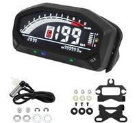 Pannello Strumenti Moto Tachimetro Digitale Universale Per | Cluster Strumenti Moto Display Contaore Indicatori ATV Contagiri Accessori Motore REOKIP(With Sensor)