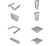 Pannello Superiore Rialzato per Case Cooler Master NR200P Radiatore 240mm
