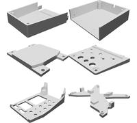 Pannello Switch per Thrustmaster Cougar MFD Flight Sim Supporto Tastiera