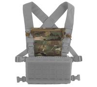 Pannello Tattico Molle, Porta Caricatori per Chest Rig, Accessorio di Espansione per Softair, Compatibile con D3CRM JTAC MK3 MK4 e MKV(Cp)