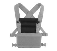 Pannello Tattico Molle, Porta Caricatori per Chest Rig, Accessorio di Espansione per Softair, Compatibile con D3CRM JTAC MK3 MK4 e MKV(Black)
