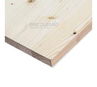 Pannello tavola in legno lamellare monostrato di abete mm 24x2490x390 mensola
