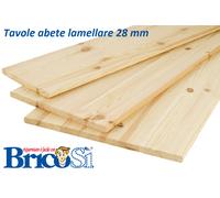 PANNELLO TAVOLA TAVOLE MENSOLA IN LEGNO DI ABETE LAMELLARE SPESSORE 28 MM