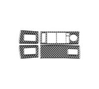 Pannello Telaio Copertura Trim Per BMW Per X5 E53 2000-2006 LHD Copertura Interruttore Alzacristalli Auto In Fibra Di Carbonio Copertura telaio pannello controllo