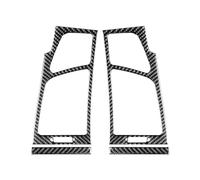 Pannello Telaio Copertura Trim Per BMW Serie 1 E81 E82 E87 E88 2008-2013 Adesivi In fibra Di Carbonio Pannelli Laterali Presa Aria Condizionata Telaio Trim Copertura telaio pannello controllo