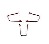 Pannello Telaio Copertura Trim Per Boxster Per Cayman Per 718 982 2016-2022 LHD RHD Adesivo Per Volante Esterno Accessori Per Interni Auto In Fibra Di Carbonio(Red)