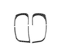 Pannello Telaio Copertura Trim Per Clio 2006 2007 2008 2009 2010 2011 2012 Adesivo In Vera Fibra Di Carbonio Morbida Interni Auto Cornice Per Pulsanti Volante(Black Carbon)