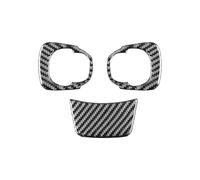 Pannello Telaio Copertura Trim Per Fiat 500L 2014-2017 Coprivolante Per Auto In Fibra Di Carbonio Morbida Adesivo Accessori Interni Copertura telaio pannello controllo