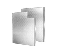 Pannello termico per frigorifero Heat Shield, Dimensioni multiple in argento for scudo termico in poliuretano in foglio di alluminio for elettrodomestici da cucina(Stand Type,50 x 60 cm)