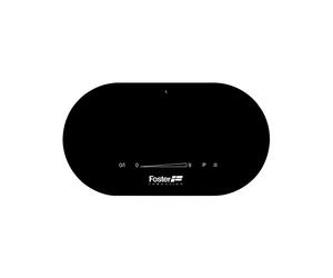 Pannello Touch Foster Modular Quadra 7368 030 27 cm Nero