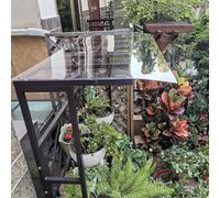 Pannello trasparente per tetti - resistente alle intemperie, facile da tagliare, ideale per cortili esterni, coperture per serre e divisori, spessore 2 mm, versatile