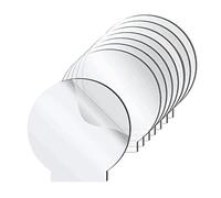 Pannello trasparente spesso per base di luce a LED, cartelli da tavolo, progetti fai da te, 8 pezzi