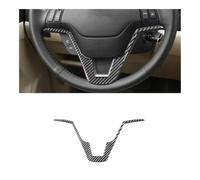 Pannello Trim Copertura Per CRV 2007 2008 2009 2010 2011 Accessori | Per CRV 2007 2008 2009 2010 2011 Accessori Interni In Fibra Di Carbonio Auto Pannello Di Copertura Del Volante A Forma Di U