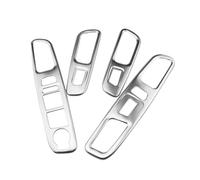 Pannello Trim Cover Adesivi Pannello Controllo Finestrino Dell'auto Rivestimento ABS Per Renegade 2015-2017 2018 2019 2020 2021 2022 2023 Pannello Console Centrale(Matte silver)
