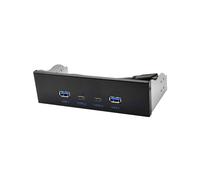 Pannello Unità Ottica USB3.2 TYPE-C 10Gbps 2X USB GEN2+2X TYPE-C HUB da 3,5 Pollici da 5,25 Pollici 19PIN a Porta C Spina Anteriore Posteriore