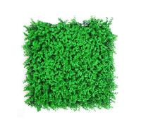 Pannello Vegetale Artificiale 50x50cm Parete di Foglie Finte per Privacy Recinzione Plastica Stile Acero Tagliabile per Esterni Terrazzo, Giardino, Cortile.(Style17)