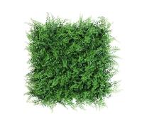 Pannello Vegetale Artificiale 50x50cm Parete di Foglie Finte per Privacy Recinzione Plastica Stile Acero Tagliabile per Esterni Terrazzo, Giardino, Cortile.(Style16)