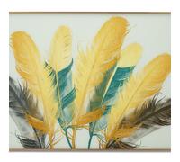 PANNELLO VETRO CON CORNICE FEATHERS