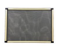 ZANZARIERA ESTENSIBILE PANNELLO TELAIO IN ALLUMINIO 50x70-133cm BIANCO/GRIGIO