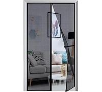 Panngu Zanzariere Magnetiche per Porte Finestre 65x200CM, Zanzariera Magnetica Porta Finestra 2023 Versione Aggiornata, Tenda con Magneti Anti Zanzare, Mosche Insetti - Nero
