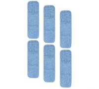 Panni di pulizia in microfibra, testine di ricambio per mocio spray, lavabili, riutilizzabili, panni per la pulizia dei pavimenti, per pulire a secco e bagnato, blu, 45 x 14 cm (B)