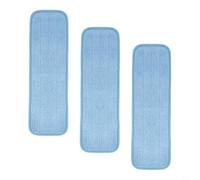 Panni di pulizia in microfibra, testine di ricambio per mocio spray, lavabili, riutilizzabili, panni per la pulizia dei pavimenti, per pulire a secco e bagnato, blu, 45 x 14 cm (A)