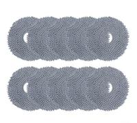Panni di ricambio per Tapo RVA310 e RV50 Pro per, panni in microfibra, lavabili, riutilizzabili, robot aspirapolvere per pavimenti duri, legno, per una facile installazione della polvere (set annuale)