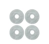 Panni For Mocio, Compatibili Con Roborock, Qrevo Master/Qrevo Slim / V20 / P10S Pro Robot Aspirapolvere Parti Stracci Mocio Cuscinetti Accessori(C-4PCS)