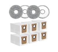 Panni For Mocio Con Sacchetto Antipolvere, Compatibili Con Dreame, L10SUltra, L10 Ultra, L10 Prime, L20 Ultra, 6 Sacchetti For Aspirapolvere E Panni For Mocio Bagnato.